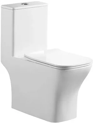 Унитаз-компакт безободковый BelBagno Neon белый BB8617CPR-MN/SC