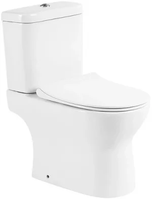 Унитаз-компакт безободковый BelBagno Steam белый BB130CPR+BB130T