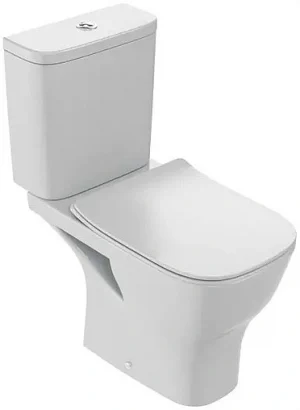 Унитаз-компакт безободковый Jacob Delafon Struktura Rimless белый UJAJ102-WTE+ETAG212-WTE