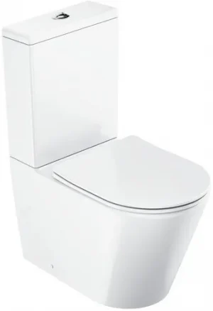 Унитаз-компакт безободковый Ravak Elegant RimOff Combi белый X01872