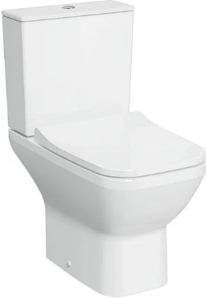 Унитаз-компакт безободковый VitrA Integra Square Open-Back Rim-Ex белый 9833B003-7205