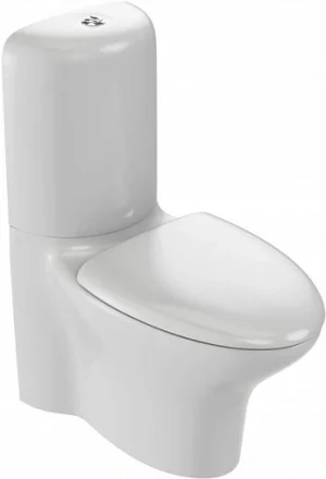 Унитаз-компакт безободковый Jacob Delafon Nouvelle Vague Rimless белый UJK102-00+ETL212-00