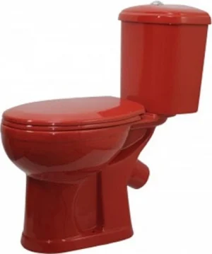 Унитаз-компакт Оскольская керамика Дора-Антивсплеск стандарт красный 47360110402