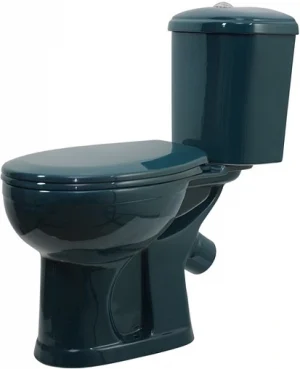 Унитаз-компакт Оскольская керамика Дора-Антивсплеск стандарт зеленый 47325110402