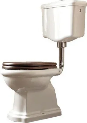 Унитаз со средним бачком Kerasan Retro белый 101001+108201+