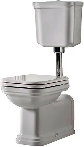 Унитаз со средним бачком Kerasan Waldorf белый 411601+418201+