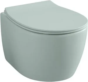 Унитаз подвесной безободковый Allen Brau Fantasy мятный 4.11004.MT