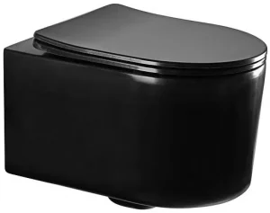 Унитаз подвесной безободковый Aquatek Мия черный матовый AQ2004-MB