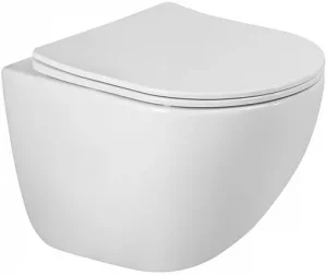 Унитаз подвесной безободковый BelBagno Amanda Tornado белый BB051CH-TOR-FC/SC