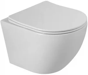 Унитаз подвесной безободковый BelBagno Sfera-R Tornado белый BB046CH-TOR/SC