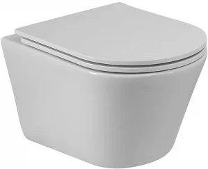 Унитаз подвесной безободковый Cezares Liner Tornado белый CZR-3808-53-TH-TOR/SC