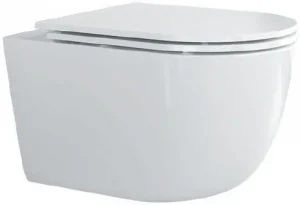 Унитаз подвесной безободковый Cezares Relax Tornado белый CZR-3806-53-TH-TOR/SC