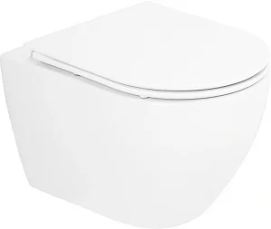 Унитаз подвесной безободковый Cezares Stylus Tornado белый CZR-6601-TH-TOR