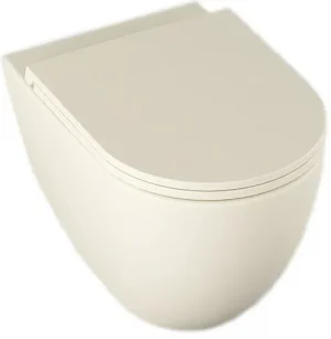 Унитаз подвесной безободковый ISVEA Infinity Vortex слоновая кость 10NF02003-2K