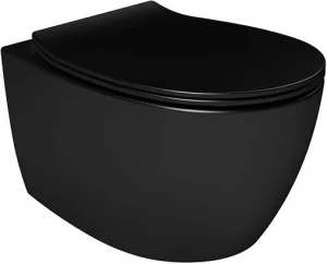 Унитаз подвесной безободковый ISVEA Sentimenti Neo черный матовый 10AR02010-2N