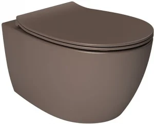 Унитаз подвесной безободковый ISVEA Sentimenti Neo коричневый 10AR02010-2H