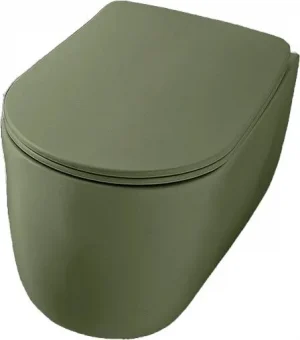 Унитаз подвесной безободковый Kerasan Nolita Tornado Verde 531511