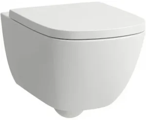 Унитаз подвесной безободковый Laufen Palomba Rimless c покрытием LCC белый 8.2080.2.400.000.1