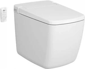 Умный унитаз-биде приставной безободковый VitrA V-Care Prime Rim-Ex белый 7232B403-6217