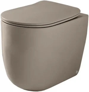 Унитаз приставной безободковый Kerasan Nolita Tornado Nocciola matt 531981