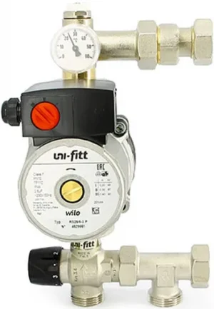 Узел насосно-смесительный с насосом Wilo Star RS 25/6-130 Uni-fitt Solomix X 473W0802