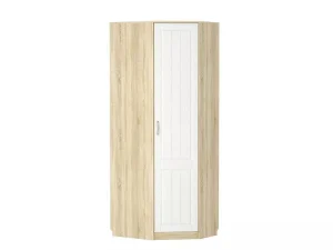 НМ 014.11 ПР Шкаф угловой Оливия Дуб Сонома/белое дерево