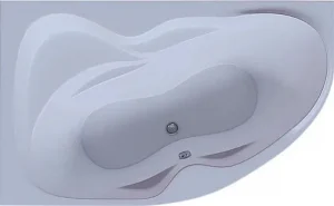 Ванна акриловая Aquatek Вега 170х105 L с фронтальной панелью с каркасом (разборный) VEG170-0000073