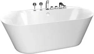 Ванна акриловая отдельностоящая BelBagno 178x84 белый BB14
