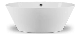 Ванна отдельностоящая из искусственного камня Esse Moorea 175.5x78.5 белый EMOO1750