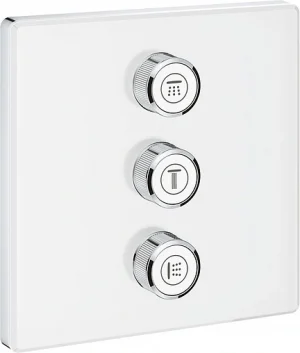 Вентиль переключающий на 3 потребителя Grohe Grohtherm SmartControl белый/хром 29158LS0