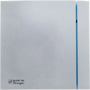Вентилятор вытяжной Soler & Palau SILENT-100 CHZ SILVER DESIGN 3C