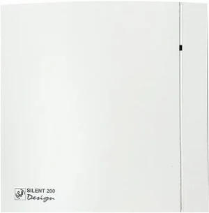 Вентилятор вытяжной Soler & Palau SILENT-200 CZ MATT WHITE DESIGN 4C