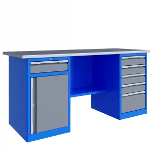 Стол-верстак слесарный двухтумбовый TNC 181.58.2