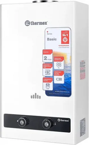 Водонагреватель проточный газовый Thermex Basic B 20 D 351108