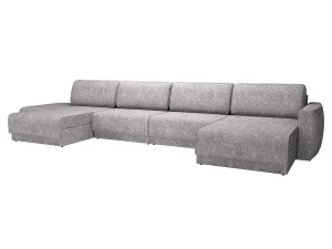 Женева 2S2OPF ЛЕВЫЙ диван-кровать угловой еврокнижка / Сильвер