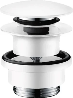 Выпуск автоматический для раковины Hansgrohe белый матовый 50100700