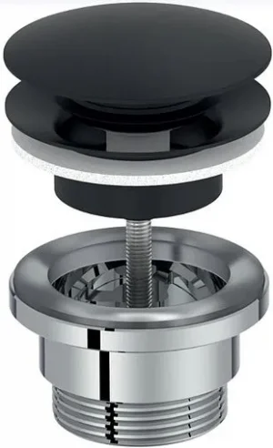 Выпуск автоматический для раковины Jacob Delafon Nouvelle Vague чёрный матовый E30536-BLV