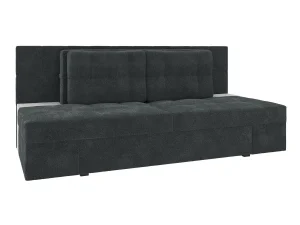 Даллас М диван-кровать / велюр джоя 018 графит / бетон пайн белый