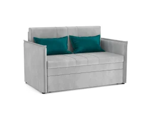 Диван-кровать Дэнди М2 велюр тенерифе грей/изумруд