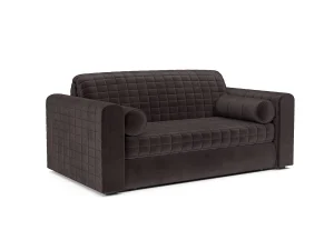 Диван Аккордеон Барон №5 бархат шоколадный STAR VELVET 60 COFFEE