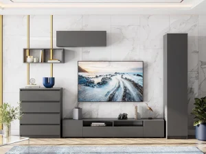 Гостиная Денвер 1 / Графит серый