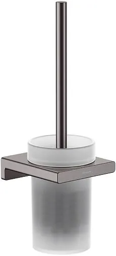 Ёршик для унитаза Hansgrohe AddStoris шлифованный чёрный хром 41752340