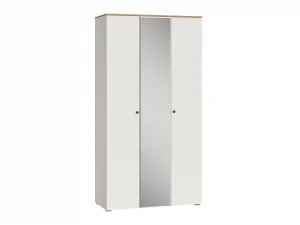 Остин Шкаф для одежды 13.336.03 белый/дуб золотой