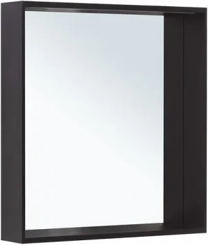 Зеркало с подсветкой Allen Brau Priority 75x70 чёрный браш 1.32017.BB