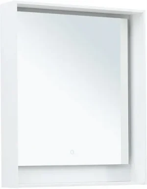 Зеркало с подсветкой Aquanet Милан 70 белый глянец 00336391