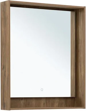 Зеркало с подсветкой Aquanet Милан 70 дуб рустикальный 00336399