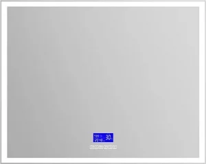 Зеркало с подсветкой BelBagno 100x80 bluetooth, цифровой термометр, радио SPC-GRT-1000-800-LED-TCH-RAD