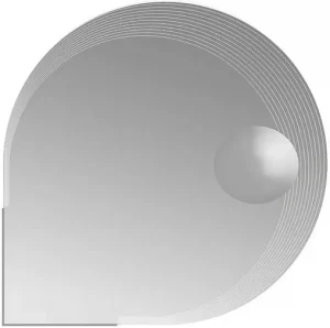 Зеркало с подсветкой Cezares 90x90 с линзой 45012