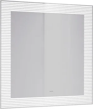 Зеркало с подсветкой Jorno Karat 80 белый Kar.02.80/P/W