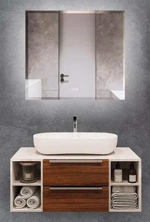 Зеркало с подсветкой Terminus Аврора 70x80 с подогревом 01M70х80B